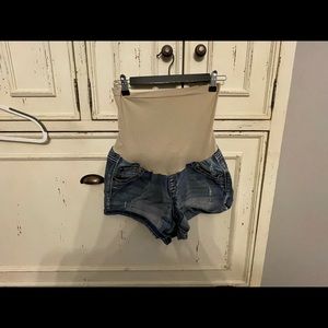 Maternity Jean shorts